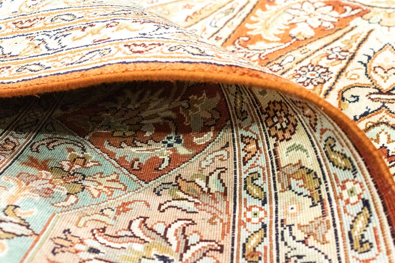 Jedwabny dywan - Kashmir Silk - 270 x 185 cm - brązowy