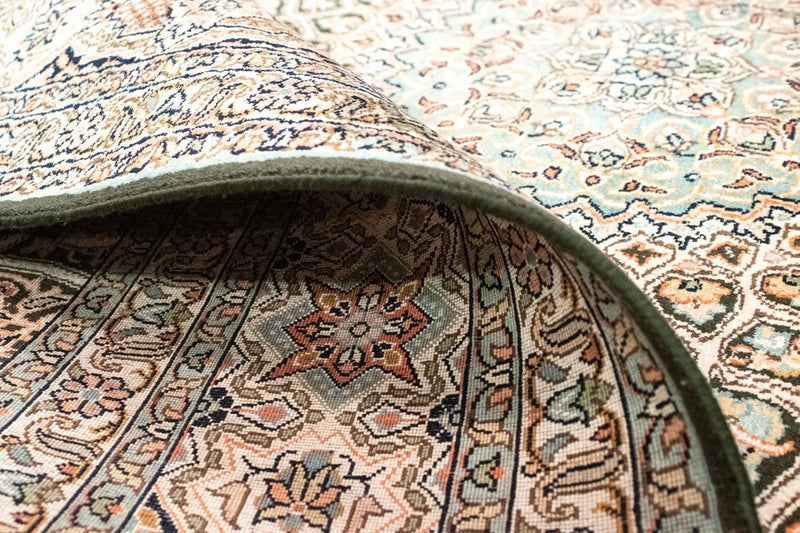 Jedwabny dywan - Kashmir Silk - 280 x 185 cm - brązowy