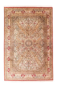 Jedwabny dywan - Kashmir Silk - 250 x 167 cm - czerwony