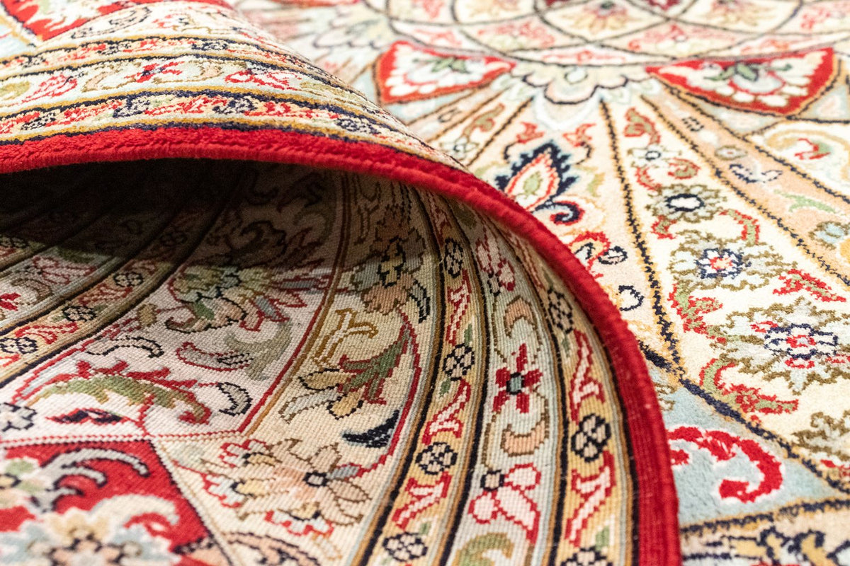 Jedwabny dywan - Kashmir Silk - 250 x 167 cm - czerwony