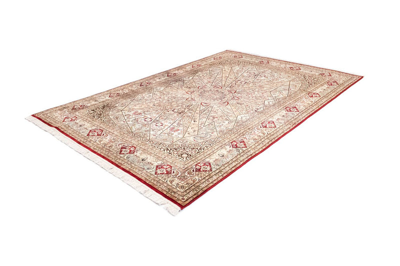 Jedwabny dywan - Kashmir Silk - 250 x 167 cm - czerwony