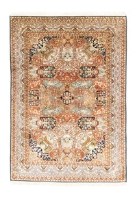 Jedwabny dywan - Kashmir Silk - 229 x 152 cm - beżowy