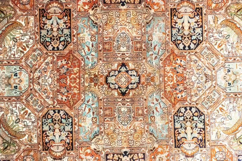 Jedwabny dywan - Kashmir Silk - 229 x 152 cm - beżowy