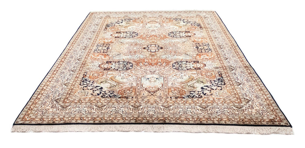 Jedwabny dywan - Kashmir Silk - 229 x 152 cm - beżowy