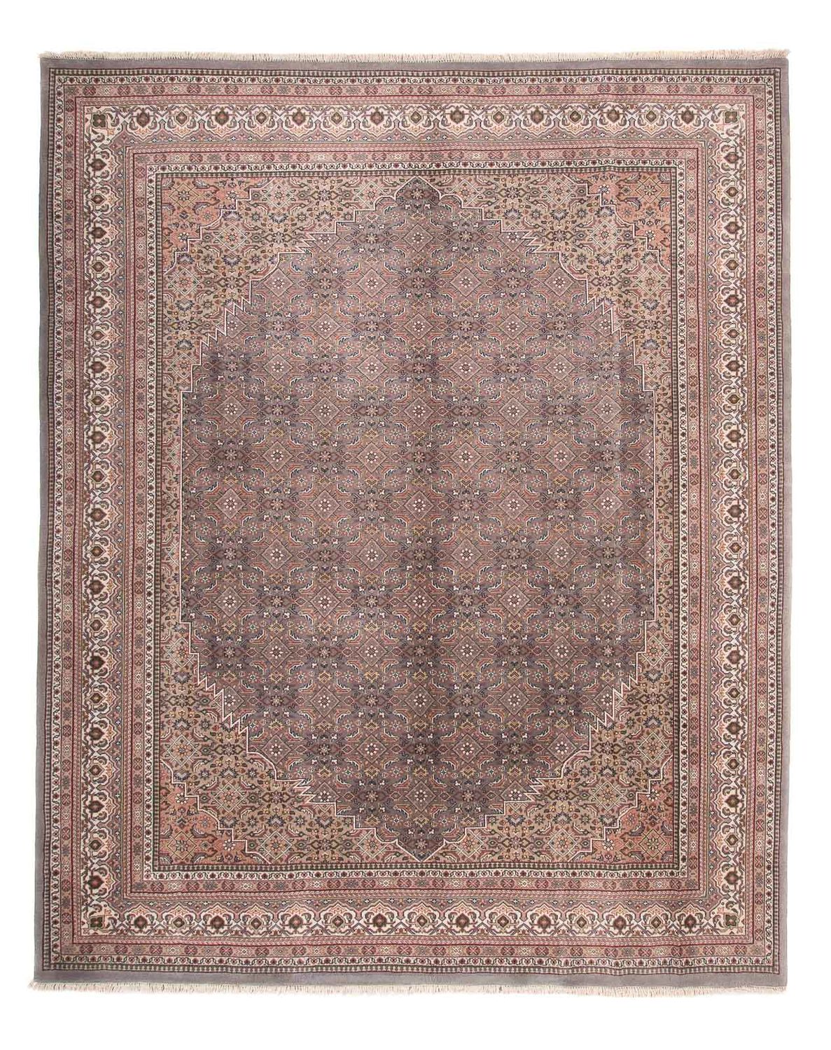 Orientalny dywan - Bijar - Indus - 299 x 248 cm - ciemnobrązowy