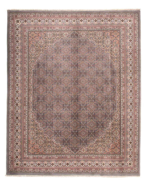 Orientalny dywan - Bijar - Indus - 299 x 248 cm - ciemnobrązowy
