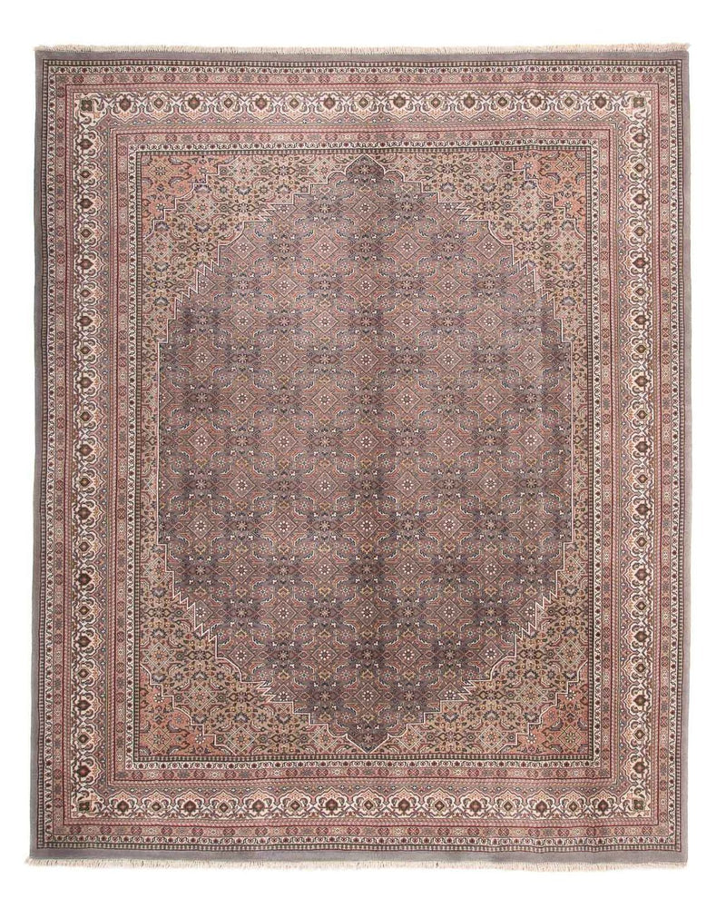 Orientalny dywan - Bijar - Indus - 299 x 248 cm - ciemnobrązowy