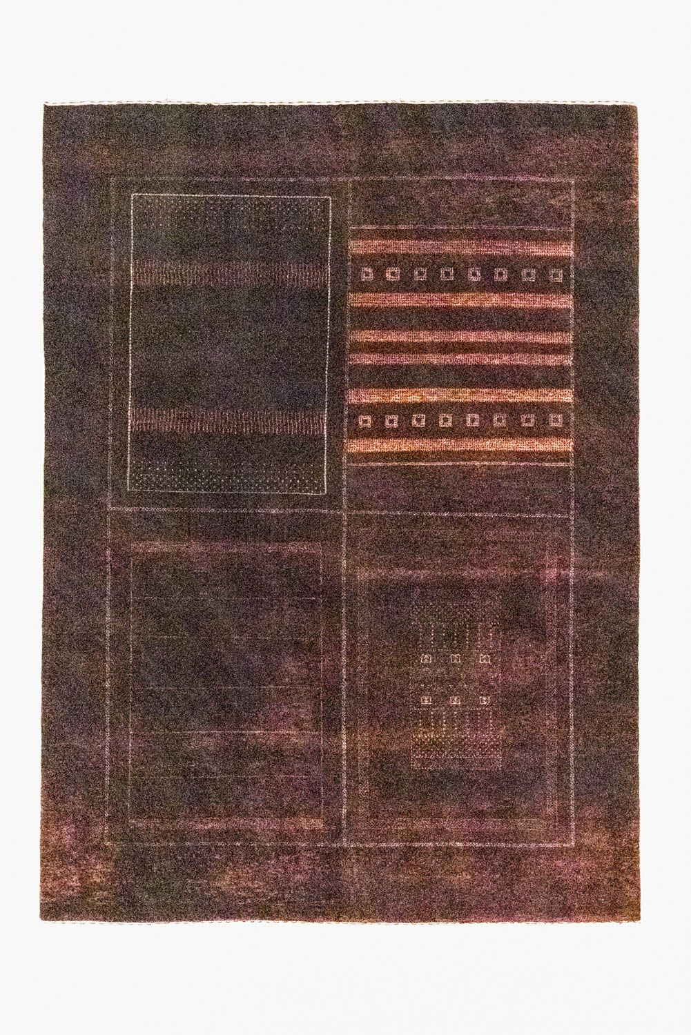 Dywan Gabbeh - Loribaft Perski - 237 x 169 cm - wielokolorowy