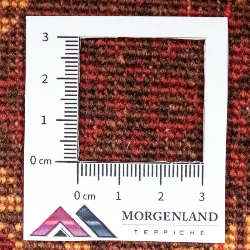 Dywan Gabbeh - Loribaft Perski - 242 x 172 cm - pomarańczowy