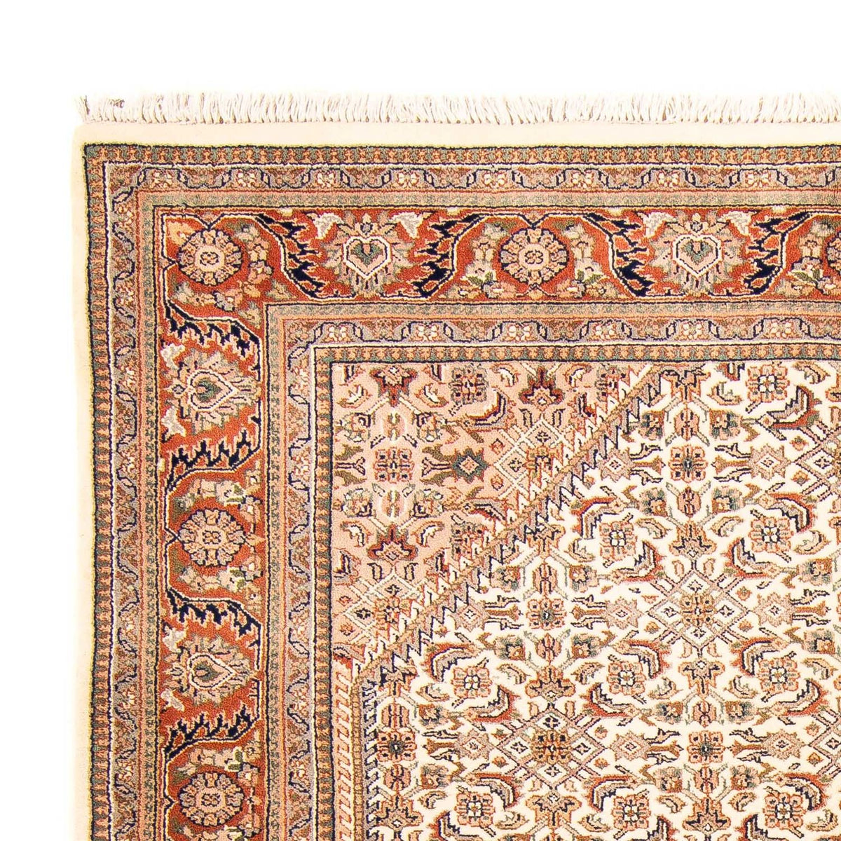 Orientalny dywan - Bijar - Indus - 242 x 173 cm - beżowy