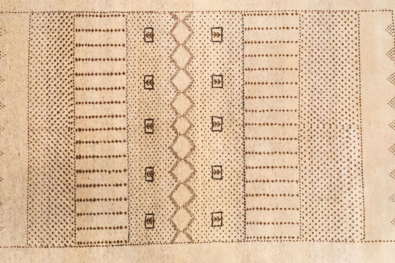 Dywan Gabbeh - Loribaft Perski - 222 x 151 cm - brązowy