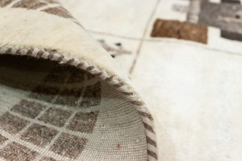 Dywan Gabbeh - Loribaft Perski - 219 x 157 cm - beżowy