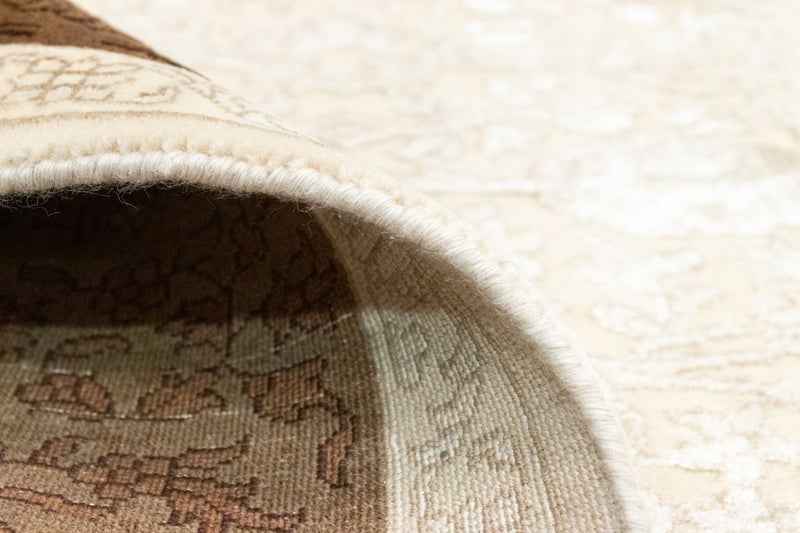 Designerski dywan - 240 x 173 cm - beżowy