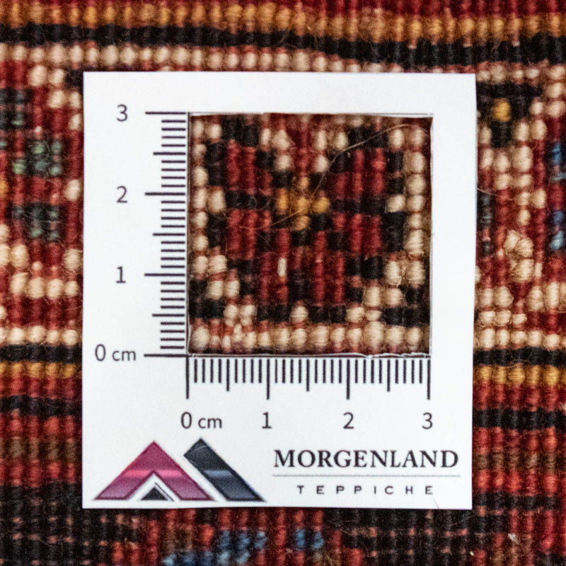 Perski dywan - Nomadyczny - 228 x 157 cm - czerwony