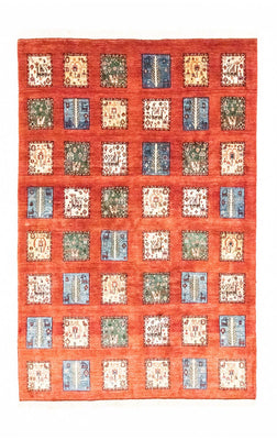 Perski dywan - Nomadyczny - 244 x 158 cm - pomarańczowy