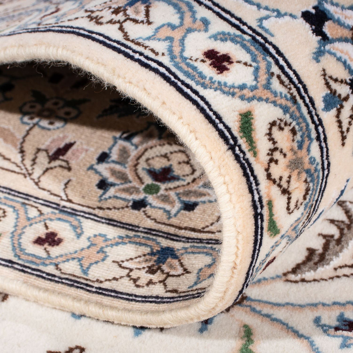 Dywan perski - Nain - Królewski - 248 x 155 cm - beżowy