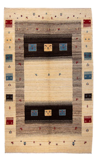 Dywan Gabbeh - Loribaft Perski - 240 x 153 cm - beżowy