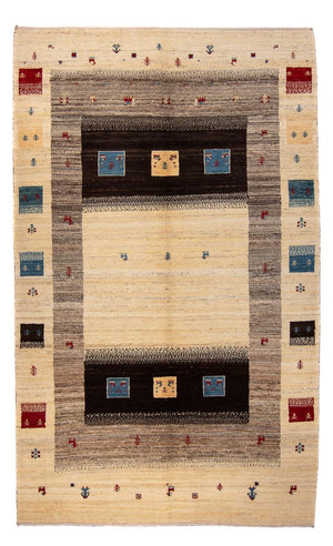 Dywan Gabbeh - Loribaft Perski - 240 x 153 cm - beżowy