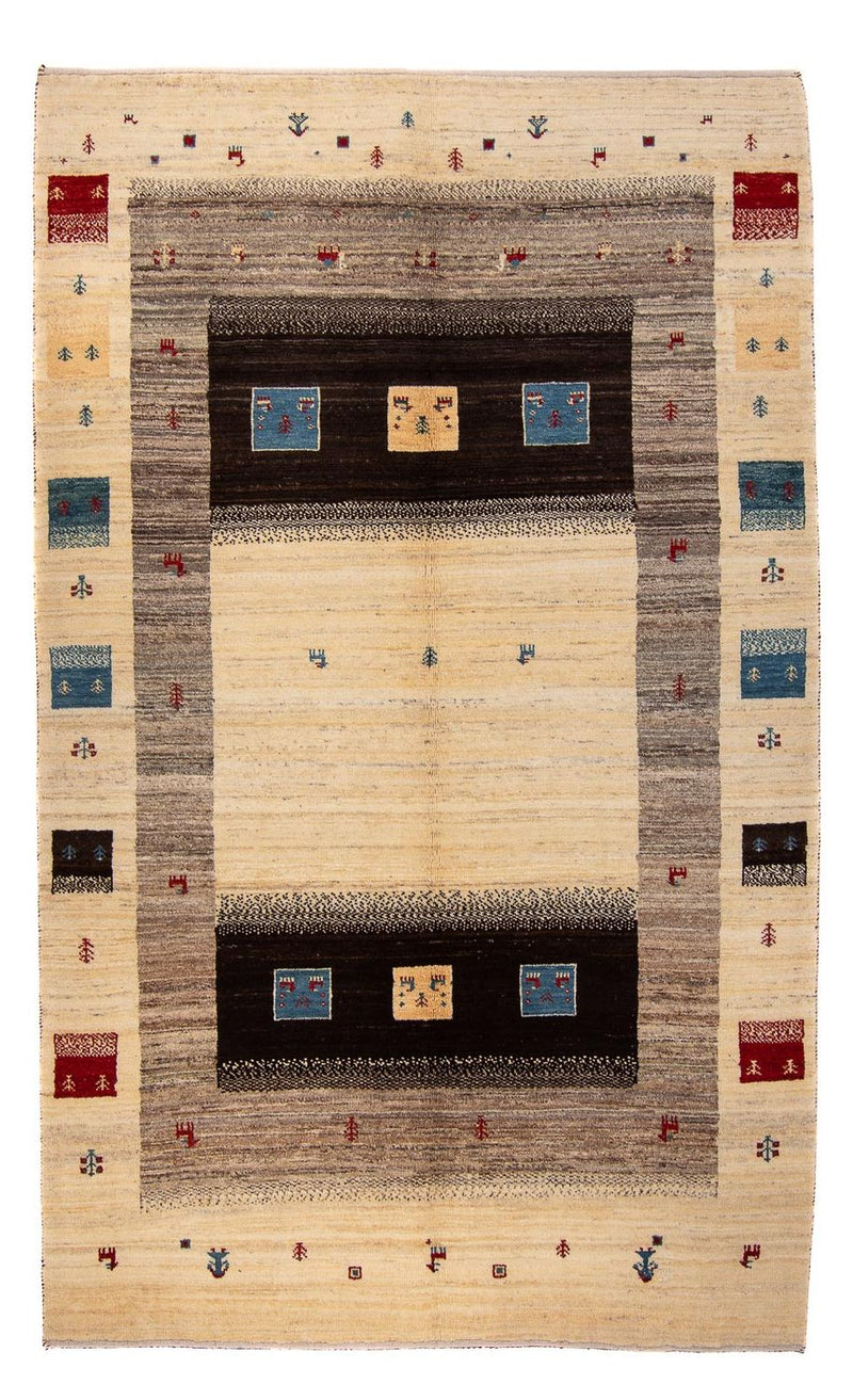 Dywan Gabbeh - Loribaft Perski - 240 x 153 cm - beżowy