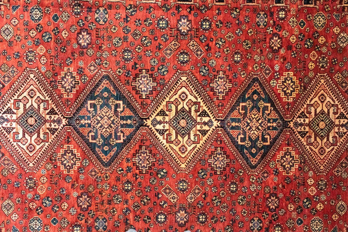 Perski dywan - Nomadyczny - 280 x 207 cm - niebieski