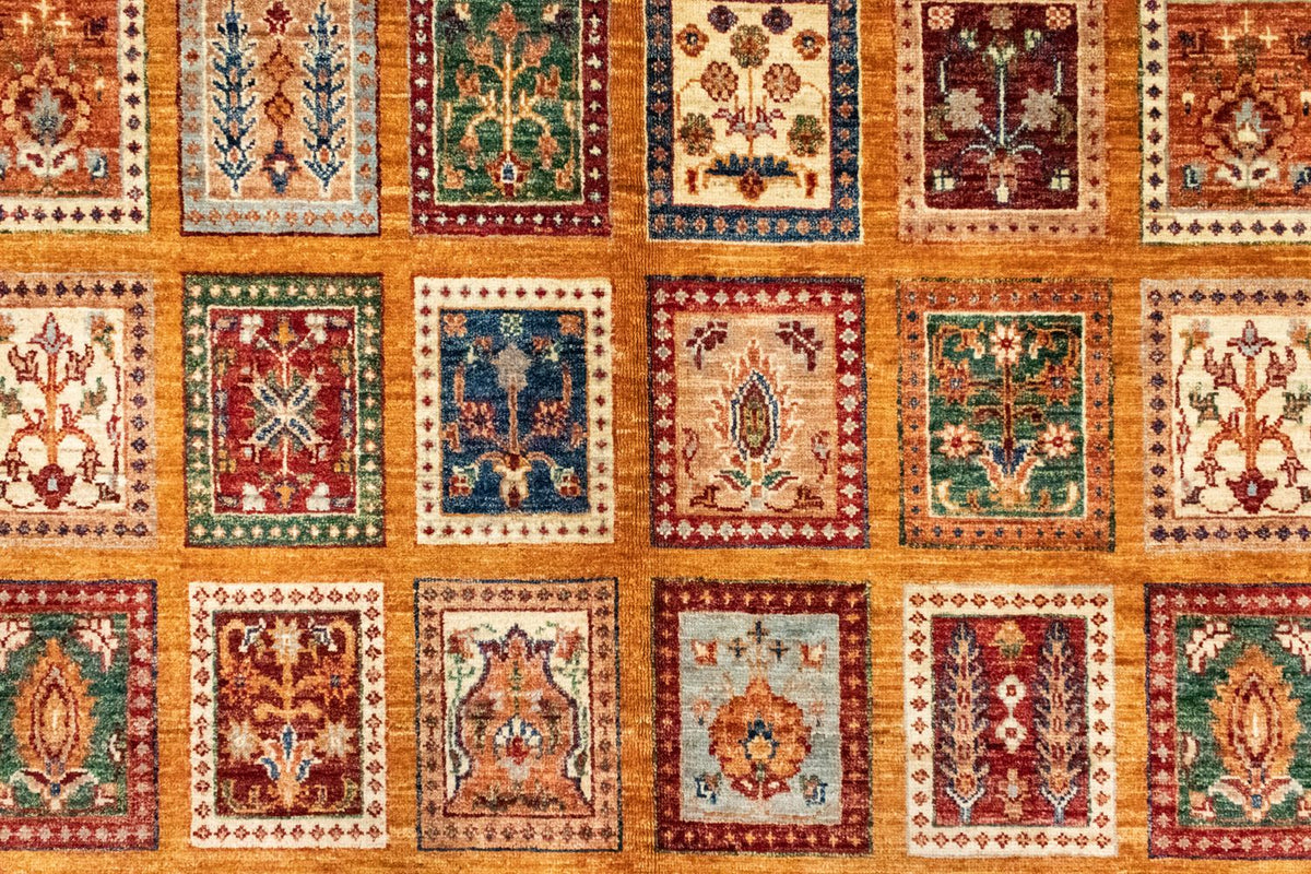 Dywan Zieglera - 254 x 175 cm - pomarańczowy