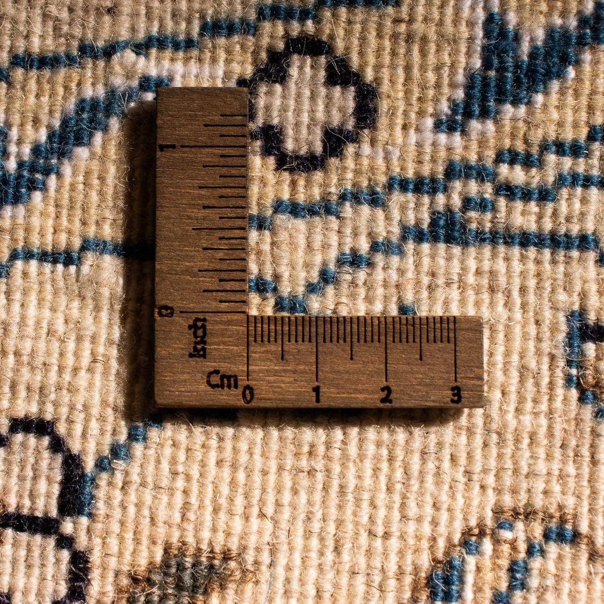 Dywan perski - Nain okrągły  - 150 x 150 cm - beżowy