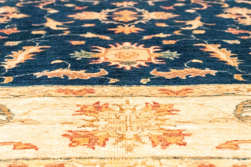 Dywan Zieglera - 253 x 178 cm - niebieski