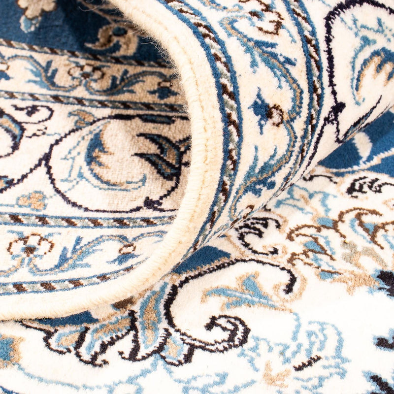 Dywan perski - Nain - 198 x 149 cm - ciemnoniebieski