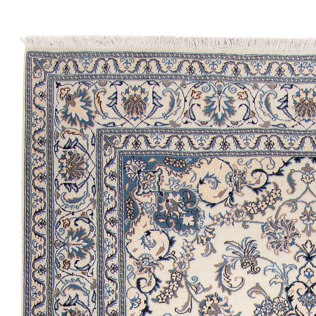 Dywan perski - Nain - 297 x 200 cm - beżowy