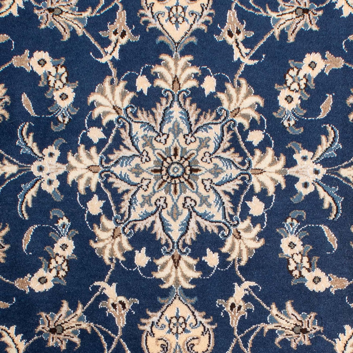 Dywan perski - Nain - 140 x 87 cm - ciemnoniebieski