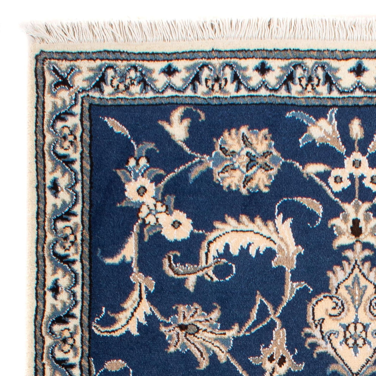 Dywan perski - Nain - 140 x 87 cm - ciemnoniebieski