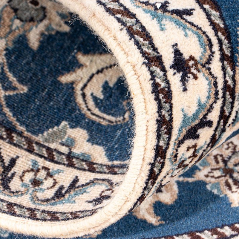 Dywan perski - Nain - 139 x 68 cm - ciemnoniebieski