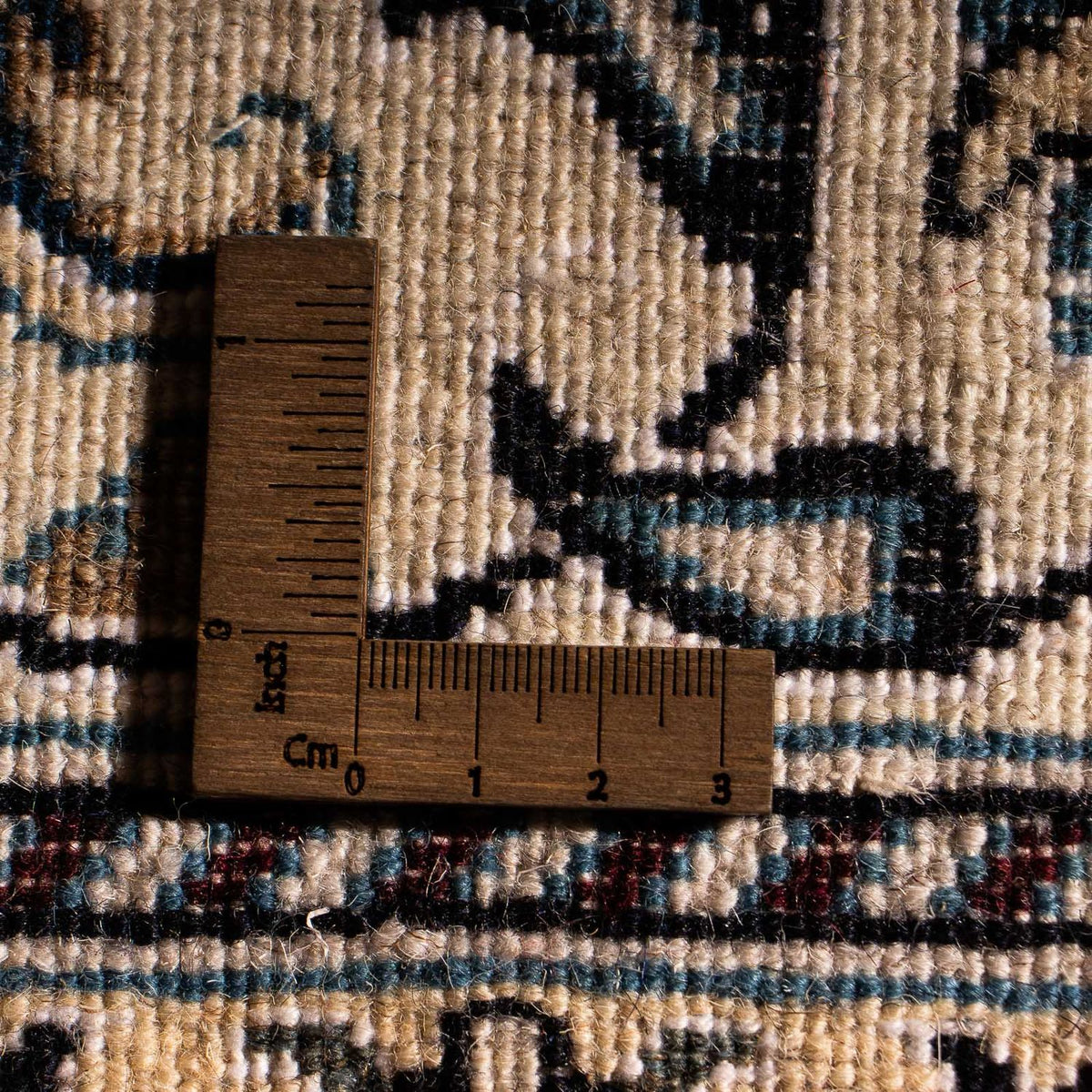 Dywan perski - Nain kwadratowy  - 200 x 195 cm - beżowy