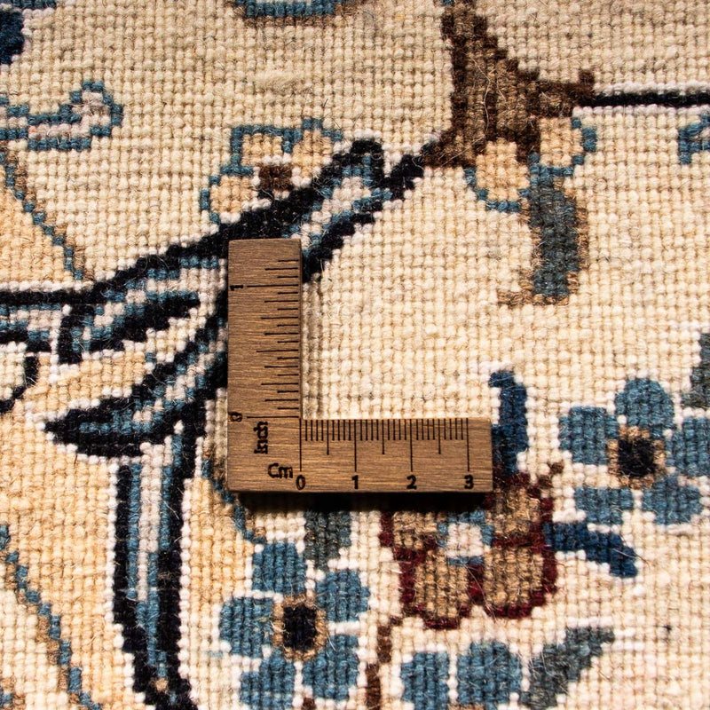 Dywan perski - Nain okrągły  - 200 x 200 cm - beżowy