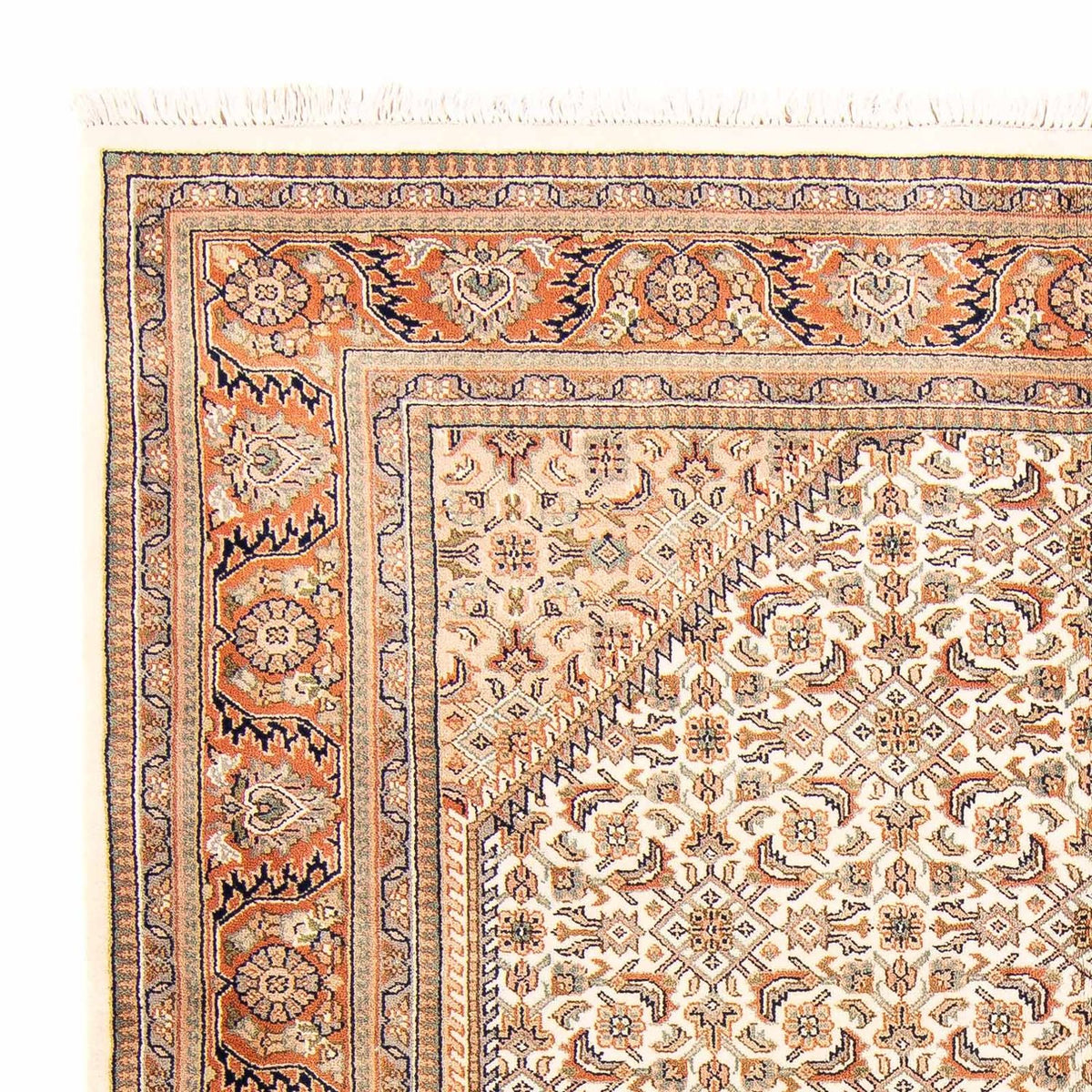 Orientalny dywan - Bijar - Indus - 235 x 173 cm - beżowy