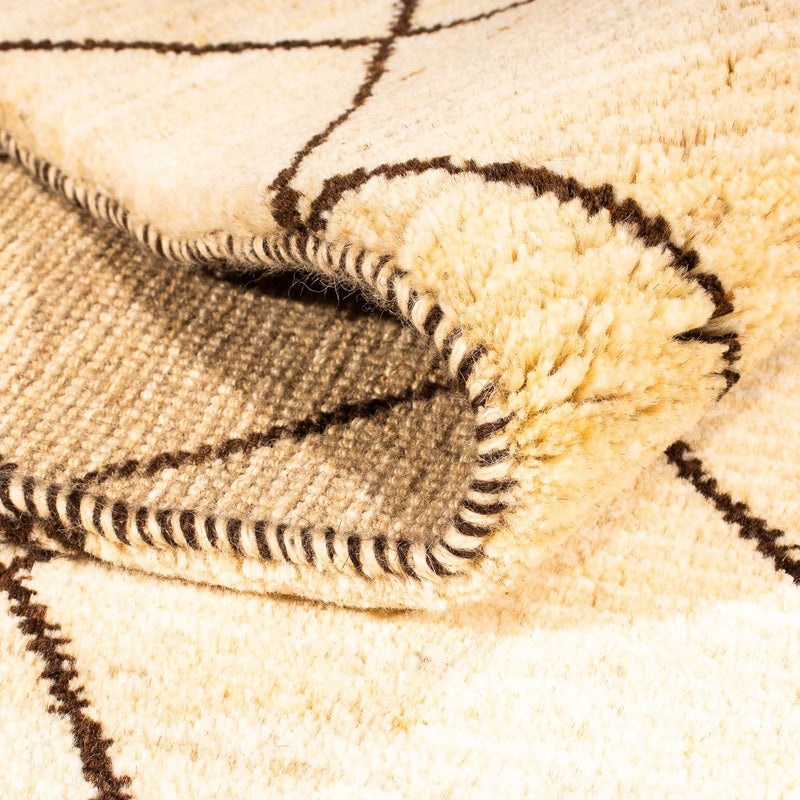 Dywan Gabbeh - Loribaft Perski - 193 x 151 cm - beżowy