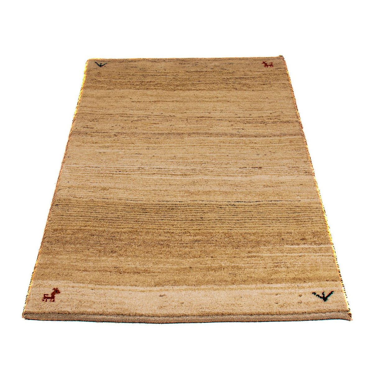 Dywan Gabbeh - Loribaft Perski - 129 x 73 cm - beżowy