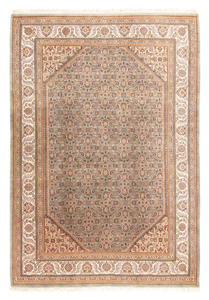 Orientalny dywan - Bijar - Indus - 237 x 168 cm - jasnoszary