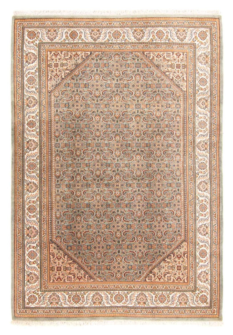 Orientalny dywan - Bijar - Indus - 237 x 168 cm - jasnoszary