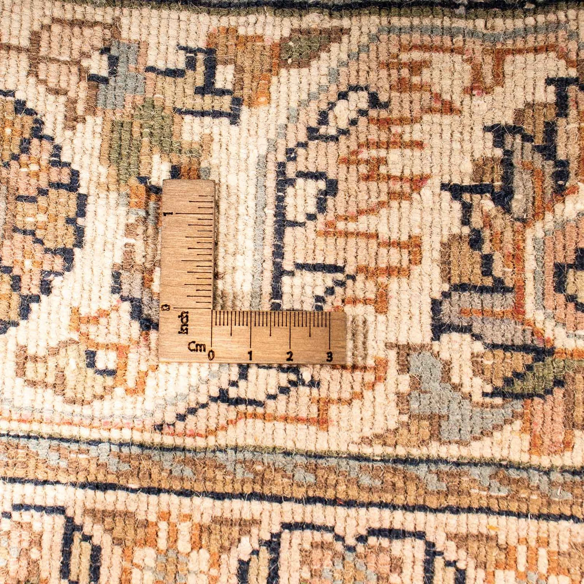 Orientalny dywan - Bijar - Indus - 237 x 168 cm - jasnoszary