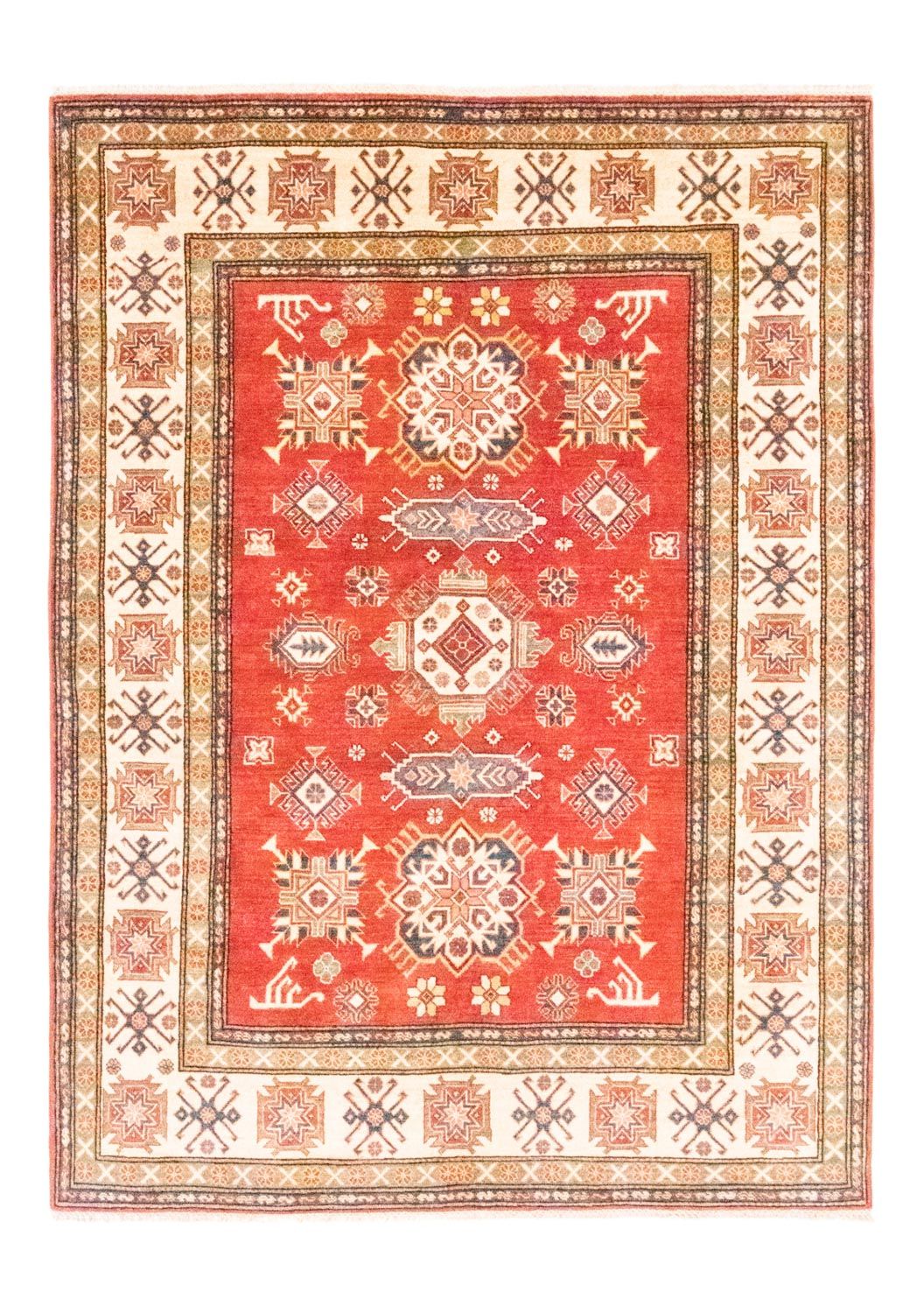 Dywan Ziegler - Kazak - 253 x 188 cm - pomarańczowy