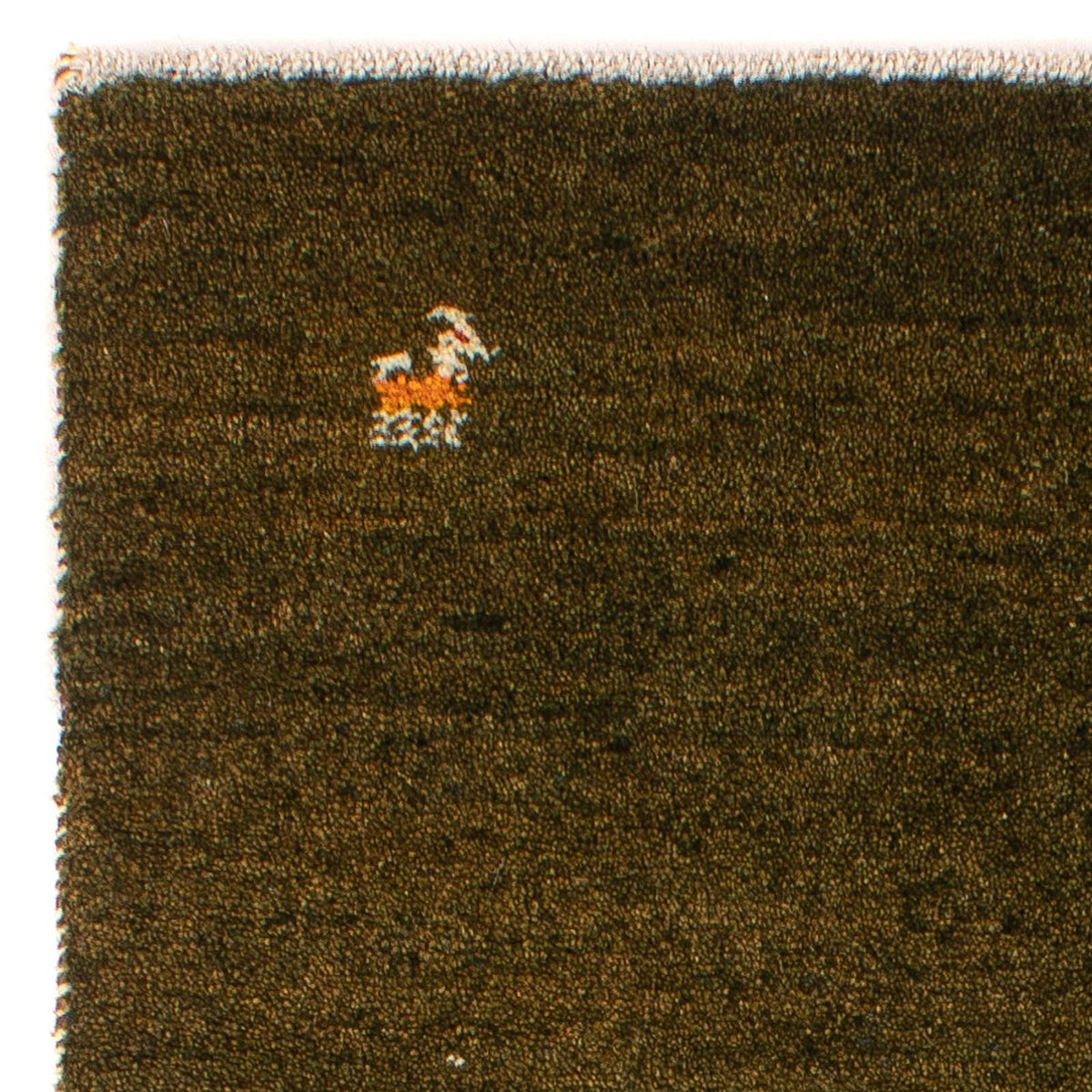 Dywan Gabbeh - Loribaft Perski - 144 x 70 cm - ciemnobrązowy