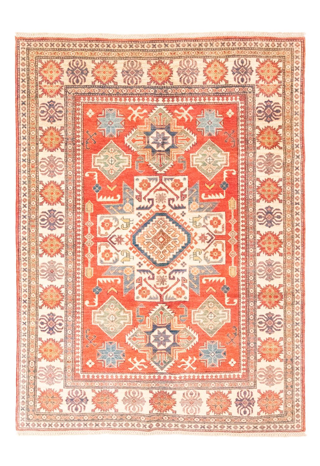 Dywan Ziegler - Kazak - 224 x 171 cm - pomarańczowy