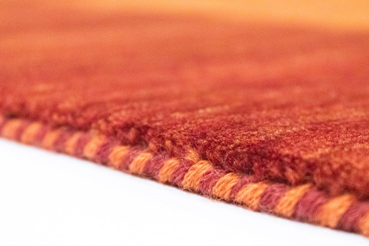 Dywan Gabbeh - Loribaft Perski - 239 x 175 cm - pomarańczowy