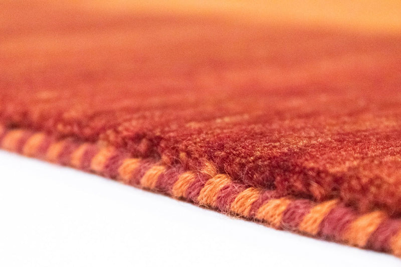 Dywan Gabbeh - Loribaft Perski - 239 x 175 cm - pomarańczowy