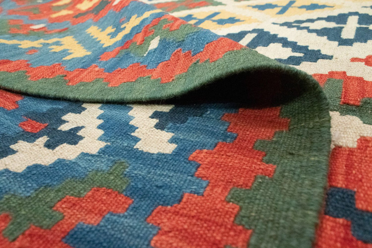 Dywan Kelim - Orientalny - 363 x 258 cm - pomarańczowy