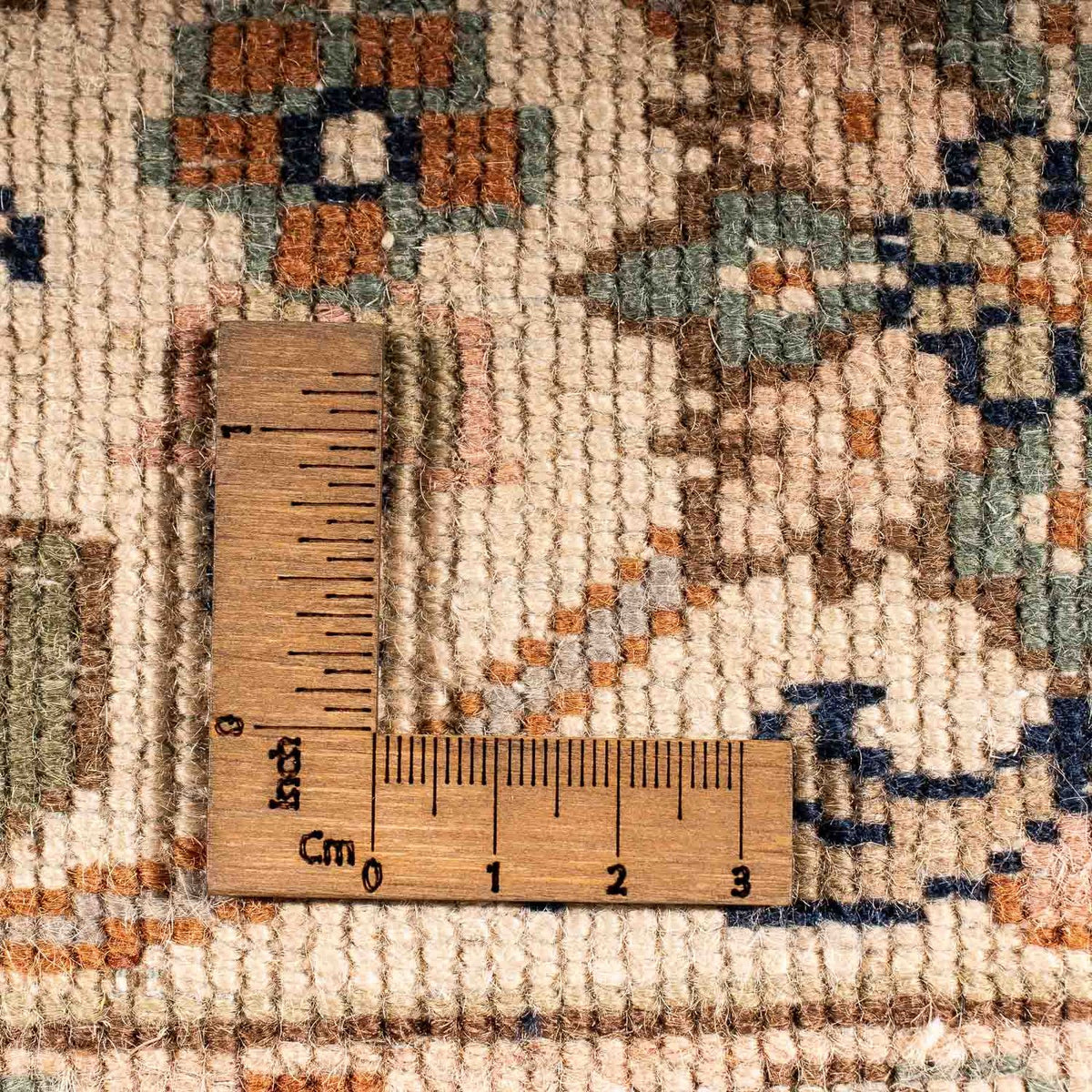 Orientalny dywan - Bijar - Indus - 242 x 169 cm - jasnobrązowy