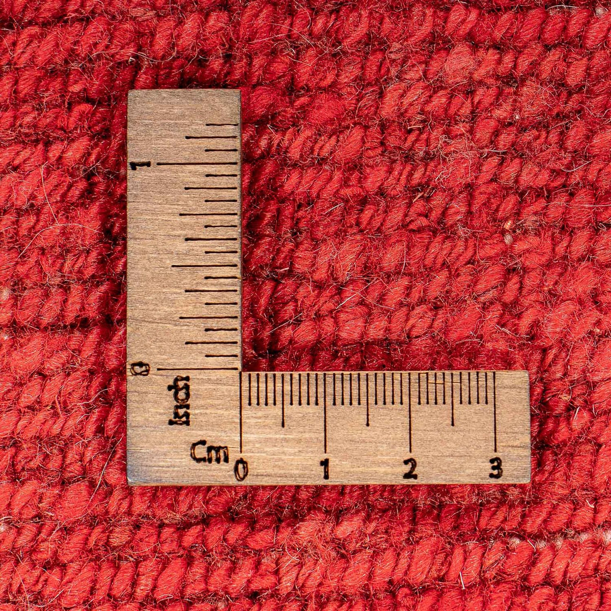 Dywan Gabbeh - Loribaft Perski - 134 x 68 cm - ciemna czerwień