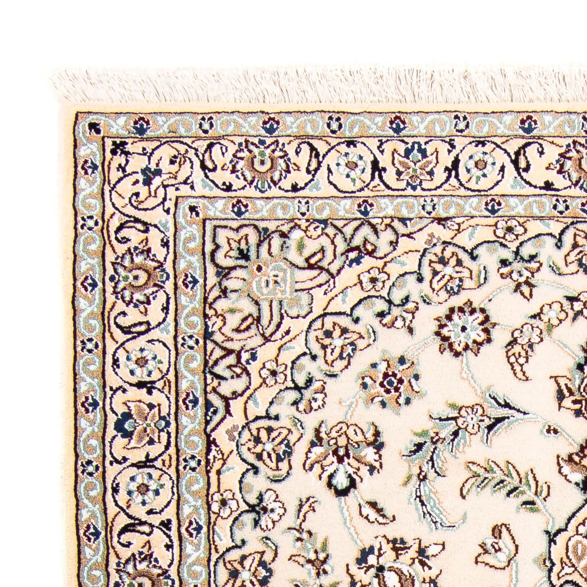 Dywan perski - Nain - Królewski - 175 x 113 cm - beżowy