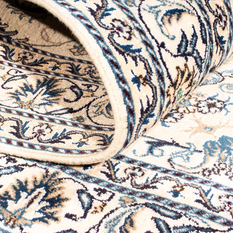 Dywan perski - Nain - 197 x 148 cm - beżowy